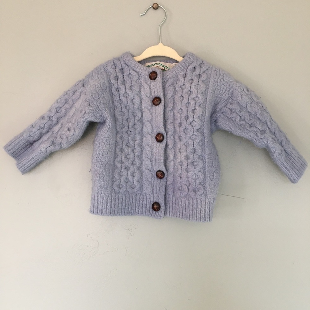 Wool cable sweater
